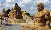Холивудски герои - пясъчните фигури в Бургас