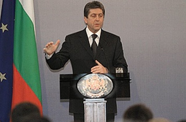 Пресконференция на президента Георги Първанов