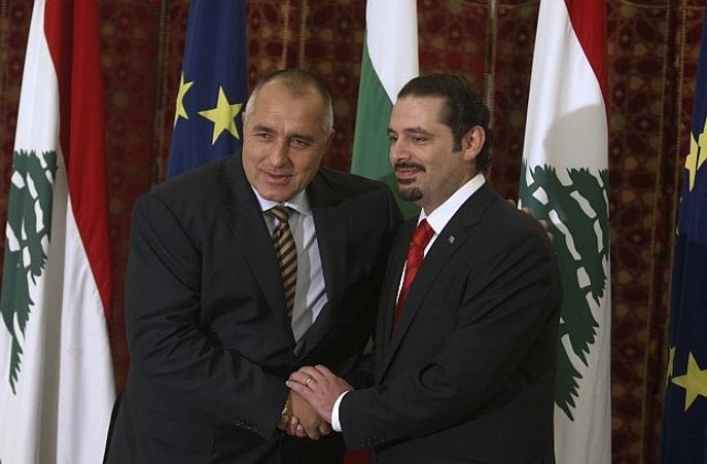 Борисов разговаря с ливанския си колега Саад Харири