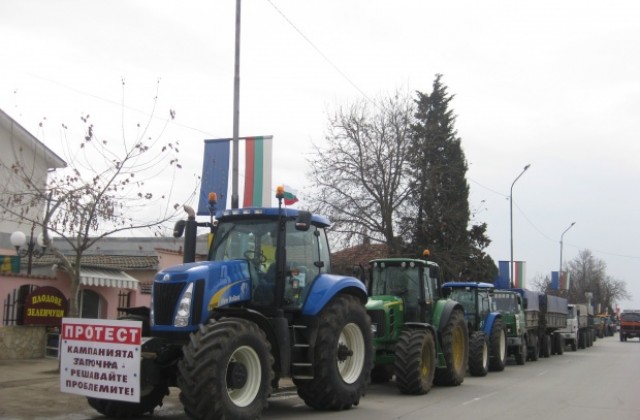 Зърнопроизводителите от Старозагорско и Хасковско също на протест
