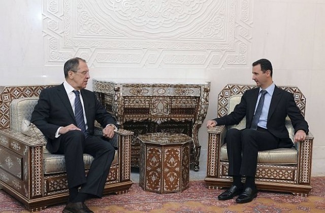 Руският външен министър Сергей Лавров се срещна с Башар ал Асад в Сирия