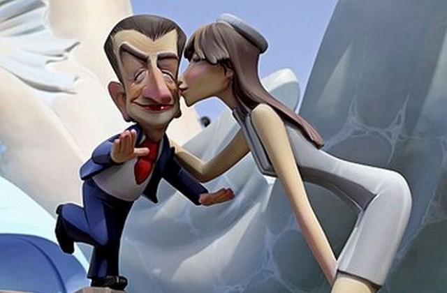 Скандалната целувка между Никола Саркози и Карла Бруни