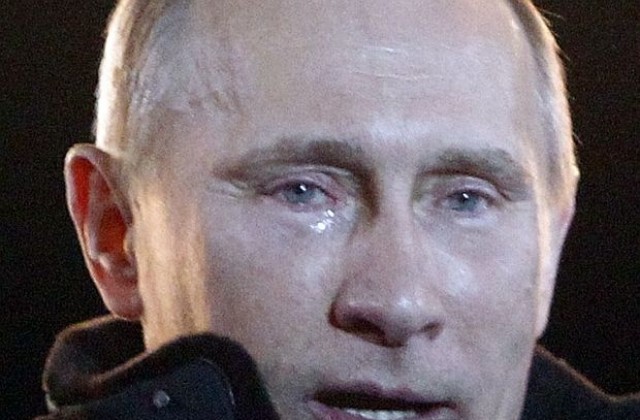Художник нарисува Плачещия Путин за кабинетите на чиновниците