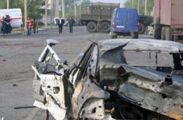 Кола избухна в столицата на Дагестан