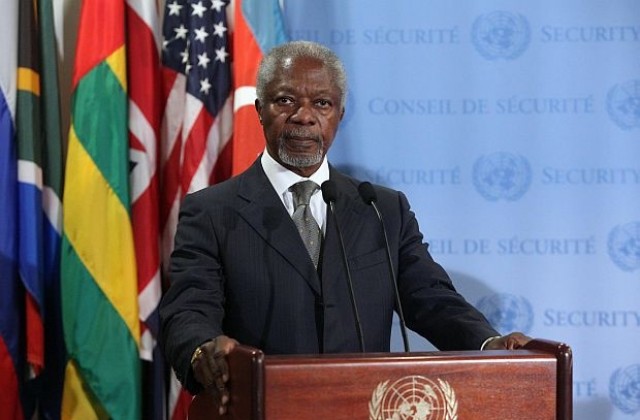 Кофи Анан призовава за правителство на националното единство в Сирия