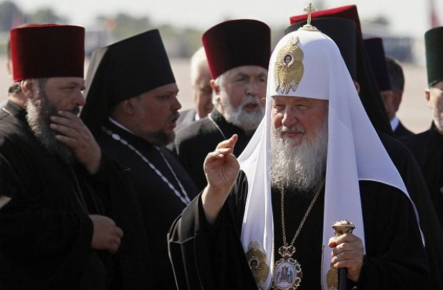 Руският патриарх Кирил -  човек, близък до Кремъл