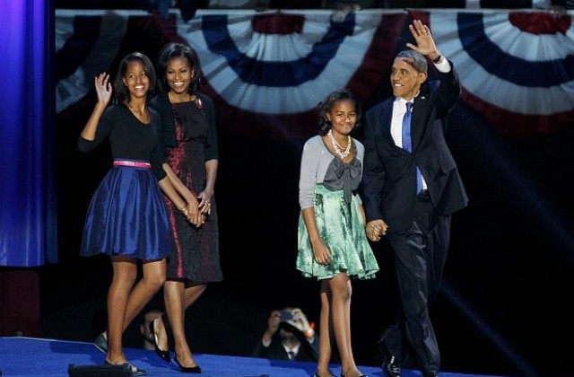 Барак Обама е преизбран за втори президентски мандат