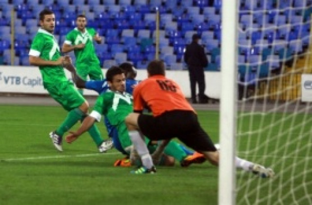 Пирин Гоце Делчев падна с 0:1 от шампиона на Казахстан в нервен мач