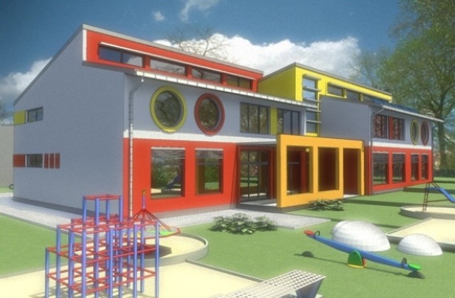 Детска градина Слънце - модел за нискоенергийна сграда