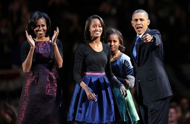 Дъщерите на Обама растат в донякъде нереални условия