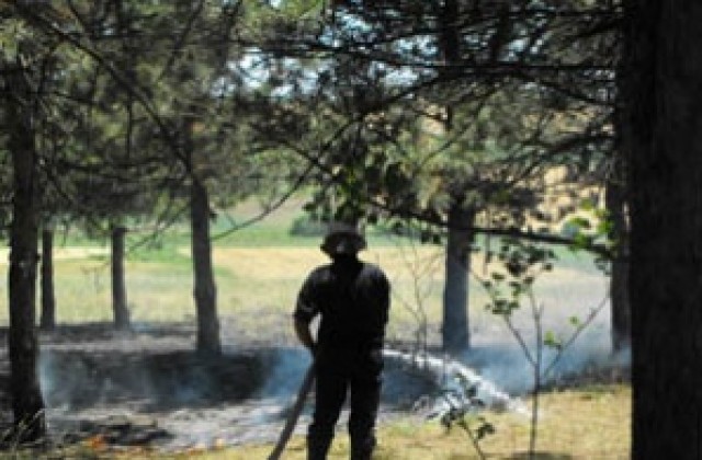 Средно по един пожар на ден гасили огнеборците от Разград