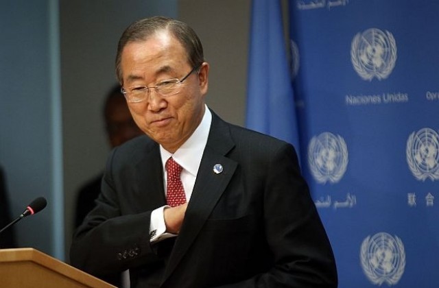 Бан Ки-мун: Докладът на ООН се очаква да потвърди употребата на химически оръжия в Сирия
