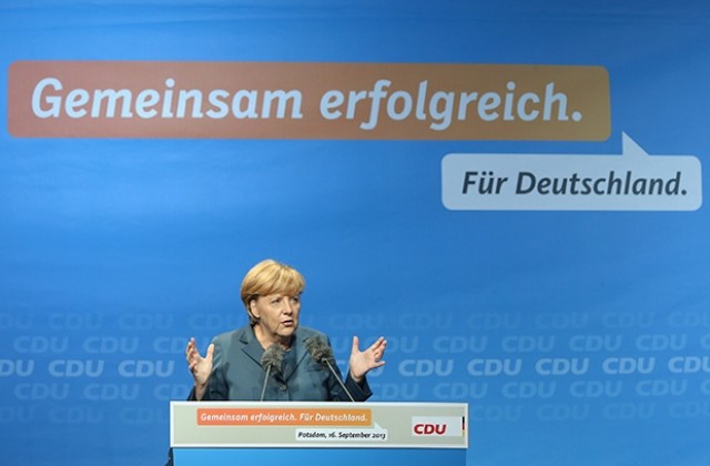 Меркел с 39% подкрепа преди изборите в неделя