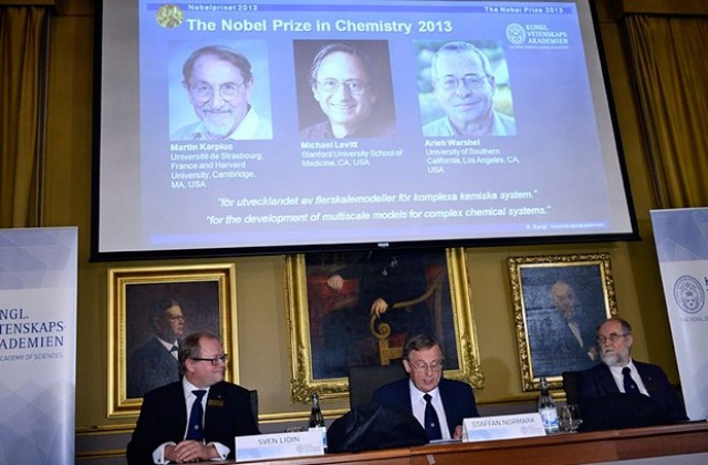 Трима учени получават Нобеловата награда за химия