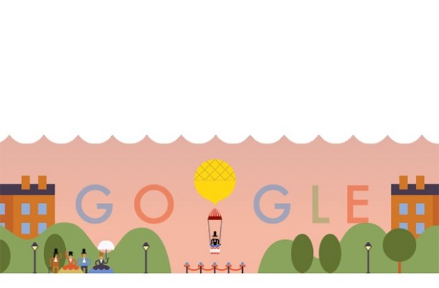 Google празнува годишнината от скока на Андре-Жак Гарнерен