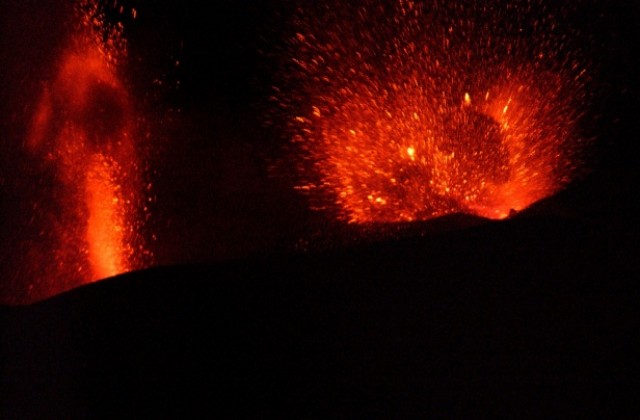 Вулканът Етна отново се активизира