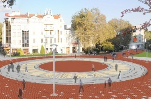 Новите плочки на централния площад били с качество над европейското
