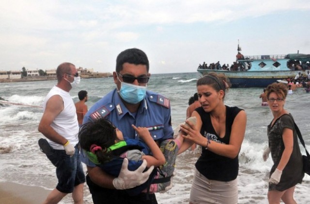 Най-малко 14 имигранти са загинали в Средиземно море