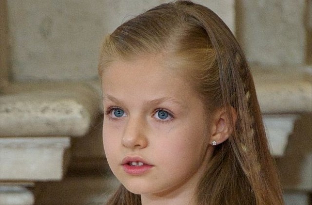 Леонор де Бурбон - най-младата престолонаследничка в Европа