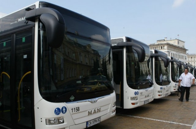 Пускат нови автобуси за 66 млн. в столицата