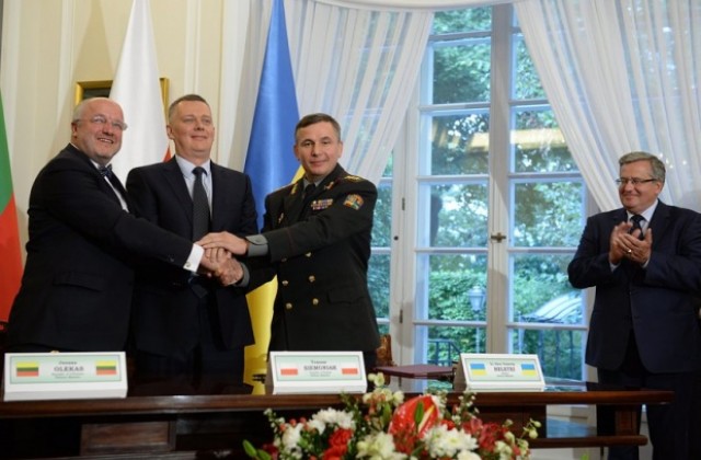 Литва, Полша и Украйна създадоха обща военна бригада