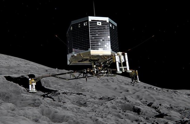 Кометата Чурюмов-Герасименко запя в очакване на робота Фила
