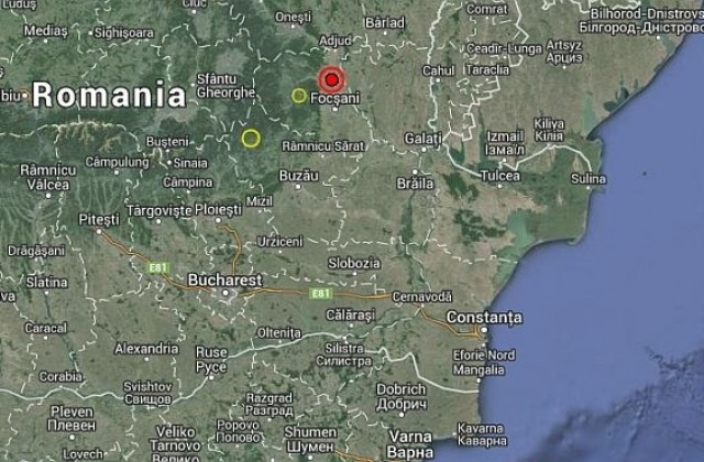 Земетресение във Вранча бе усетено на много места в България
