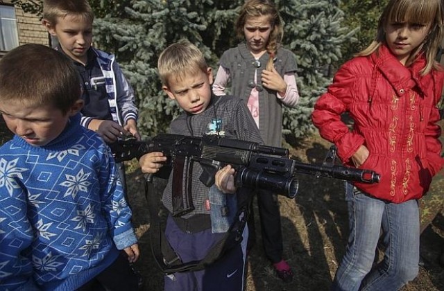 В боевете в Украйна участват деца