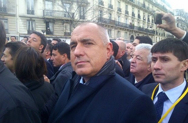 Борисов: Ценим свободата на словото и я подкрепихме с участието си в Париж