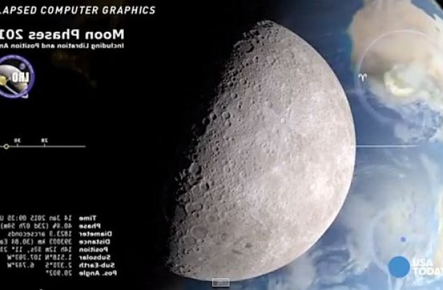 Показаха снимки от тъмната страна на Луната (ВИДЕО)