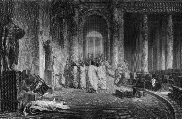 15 март: Група римски сенатори убиват Юлий Цезар