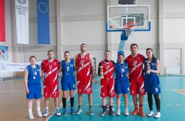 ЮЗУ спечели златните медали и купата в Държавно първенство по баскетбол