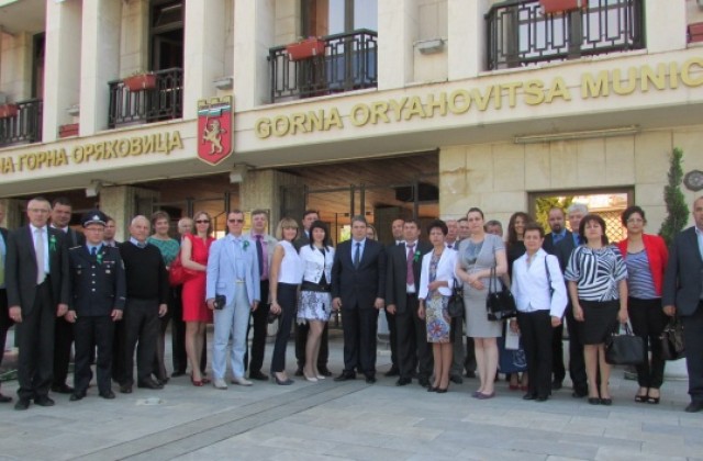 Кметът на Горна Оряховица посрещна гости от побратимени градове
