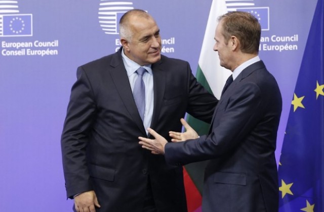 Борисов към Туск: За нас стабилността на ЕС и еврозоната е от първостепенно значение