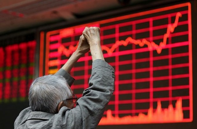 Китайската фондова борса отбеляза ръст