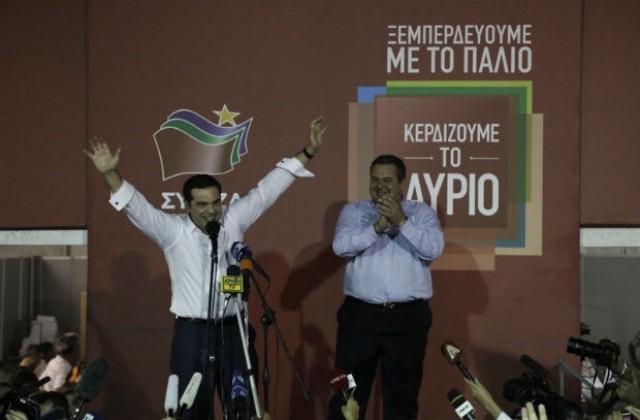 Европейски политици поздравиха Ципрас за победата на изборите