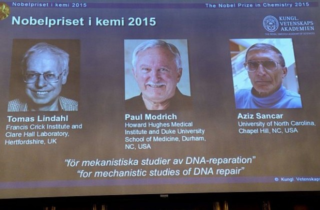 Трима учени получават Нобеловата награда за химия
