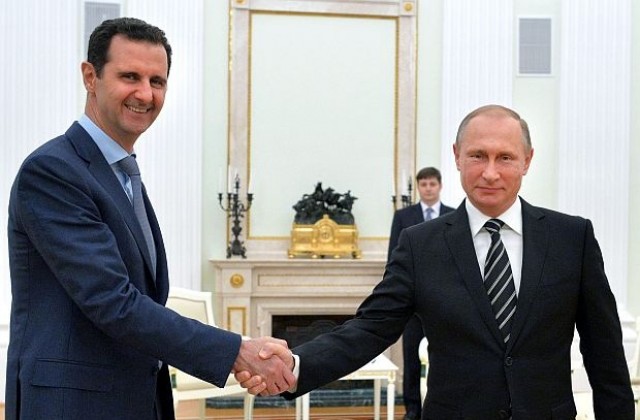Комерсант: В играта със Запада Путин направи ход с фигурата на сирийския президент