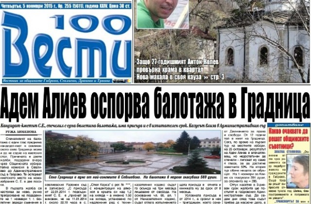 Искат касиране на изборите за съветници в Габрово и за кмет на село Градница