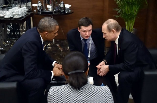 Обама и Путин разговаряха в кулоарите на срещата на върха на Г-20