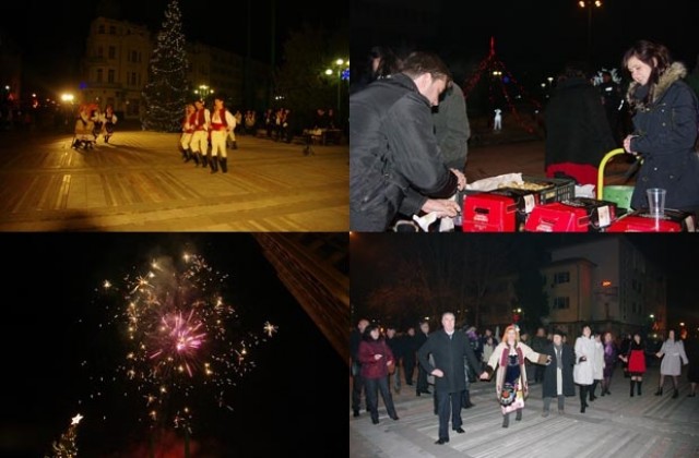 Кметът на Видин посрещна Новата година сред хората на площад „Бдинци”