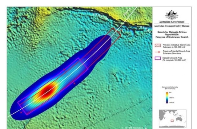 Изгубиха дълбоководния сонар, който търси изчезналия MH370