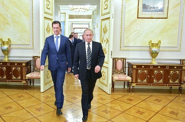 Асад увери Путин, че ще съдейства за примирие в Сирия