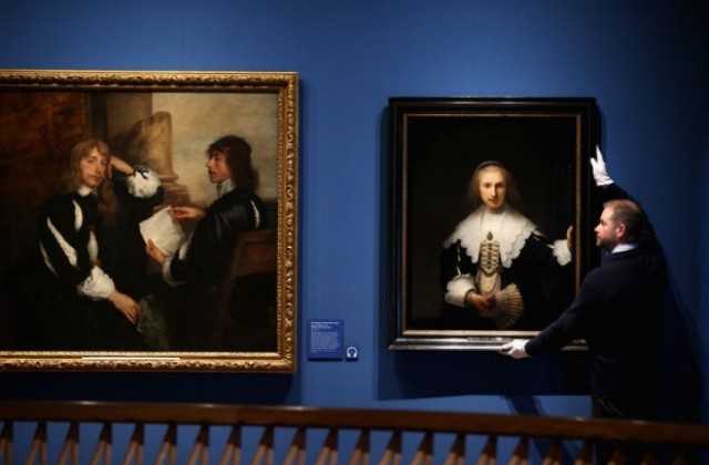 Показват новооткрита картина на Рембранд на панаир в Маастрихт