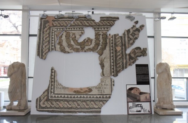 Мозаечно пано с 3D възстановка на античната синагога на Филипопол показват в Археологическия музей