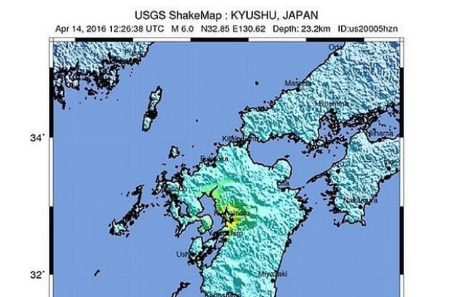 Земните трусове в Япония взеха жертви, стотици пострадаха