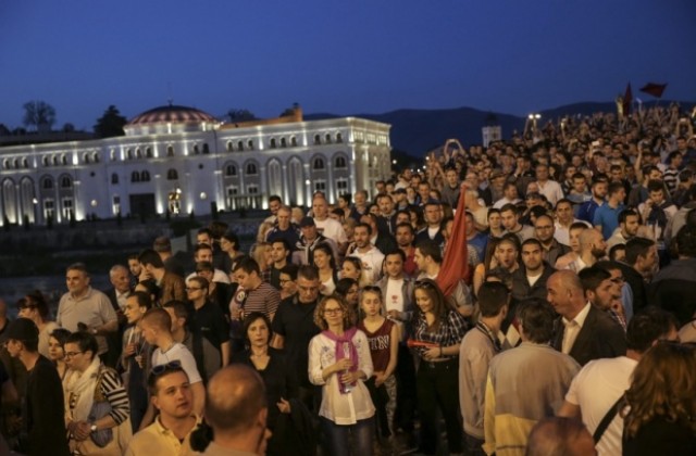 Отново протести в Македония