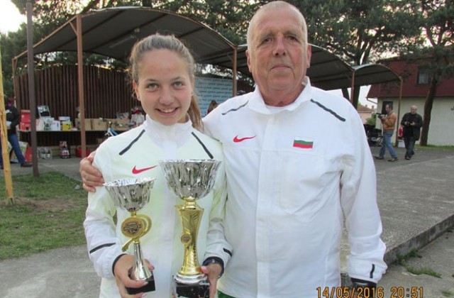 Габриела Красимирова стана шампион по спортно ходене на Международен турнир в Словакия