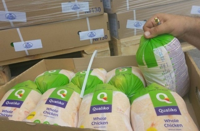Данъчните блокираха съмнителна поръчка за 20 тона замразени пилета