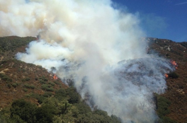 Голям пожар в Калифорния предизвика евакуации